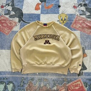 Vintage Minnesota gophers reverse weave crewneck